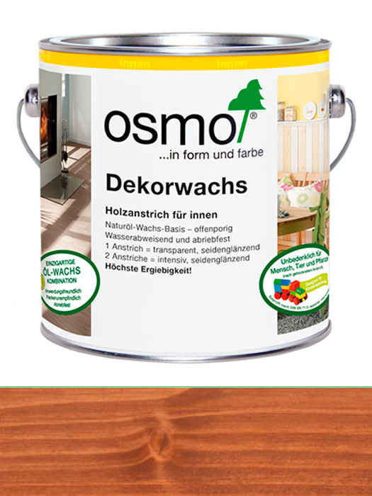Кольорове прозоре масло Osmo Dekorwachs Transparent