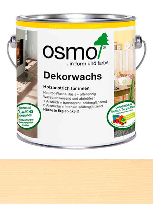 Кольорове прозоре масло Osmo Dekorwachs Transparent