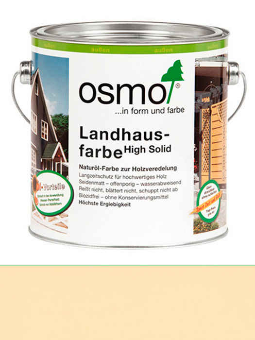 Захисне кольорове не прозоре масло Osmo Landhausfarbe