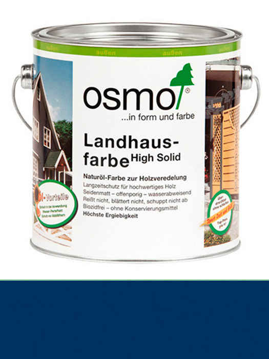 Захисне кольорове не прозоре масло Osmo Landhausfarbe