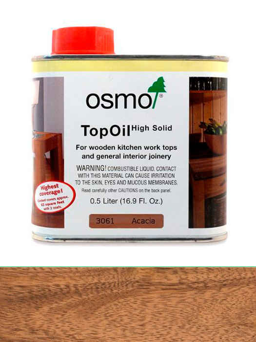 Масло з твердим воском для меблів і стільниць Osmo TopOil
