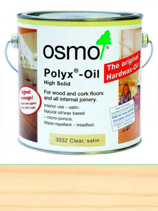 Масло с твердым воском для защиты пола Osmo Hartwachs-Ol Original