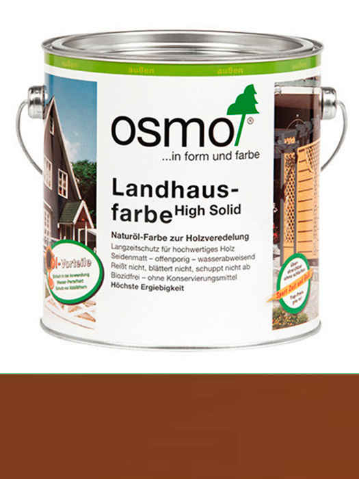 Защитное цветное не прозрачное масло Osmo Landhausfarbe