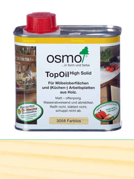 Масло с твердым воском для мебели и столешниц Osmo TopOil