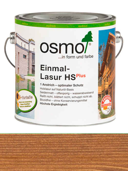 Однослойная лазурь Osmo Einmal-Lasur HS plus