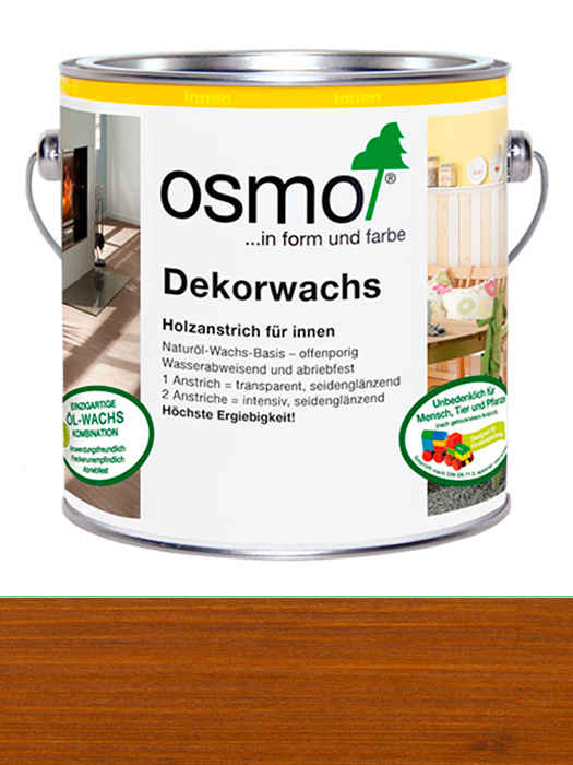 Цветное прозрачное масло Osmo Dekorwachs Transparent