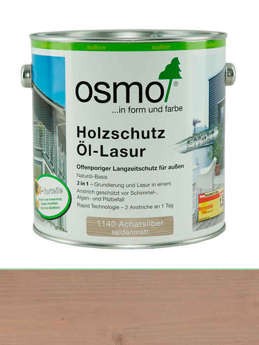 Защитное масло-лазурь с эффектом серебра Osmo Holzschutz-Lasur Effekt