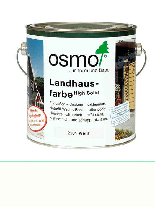 Защитное цветное не прозрачное масло Osmo Landhausfarbe